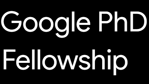 Google PhD Fellowship