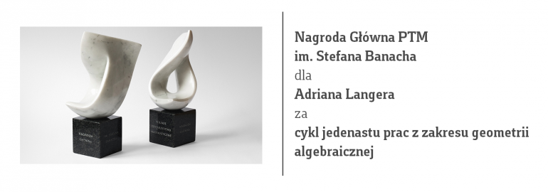 Obrazek — Adrian Langer laureatem Nagrody Głównej PTM im. Stefana Banacha za rok 2016
